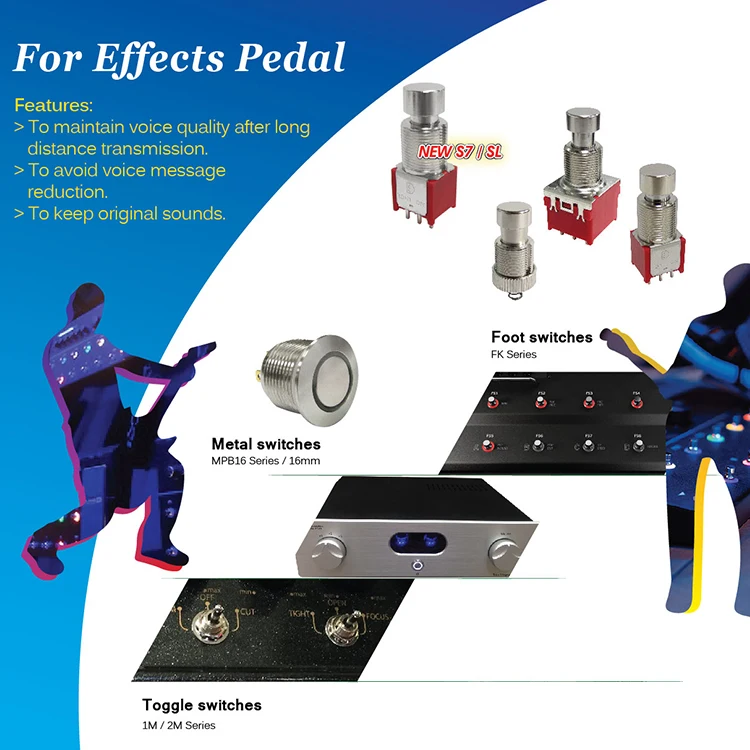 new online shopping FK series on-(on) red push button foot switches