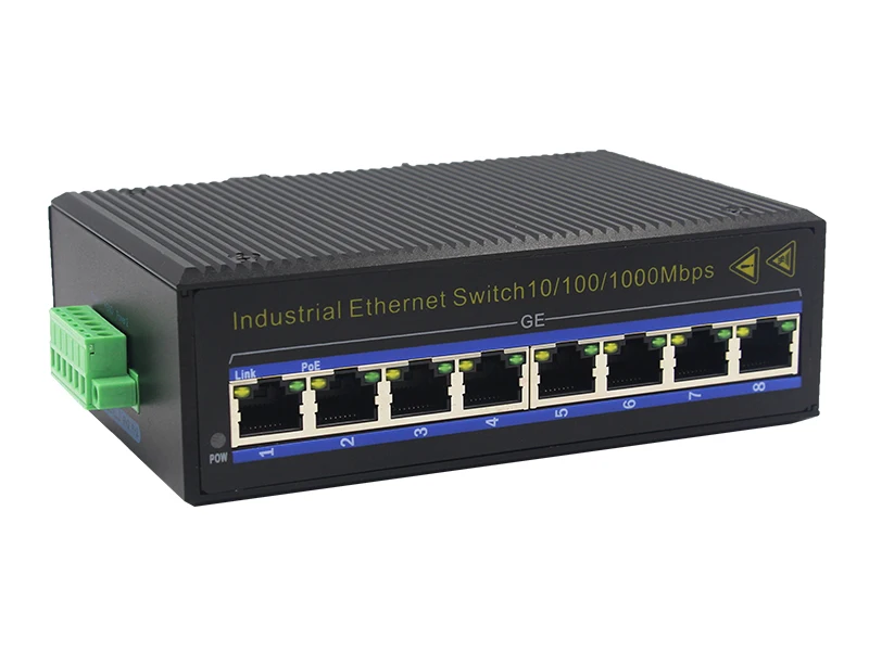 Outdoor unmanaged Fast transmission rate ethernet  network switch 8-port POE Switch