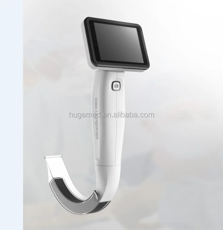 video laryngoscope with disposable blade/3.5'full view screen/2.0mpixel anti-fog lens/200minutes battery/