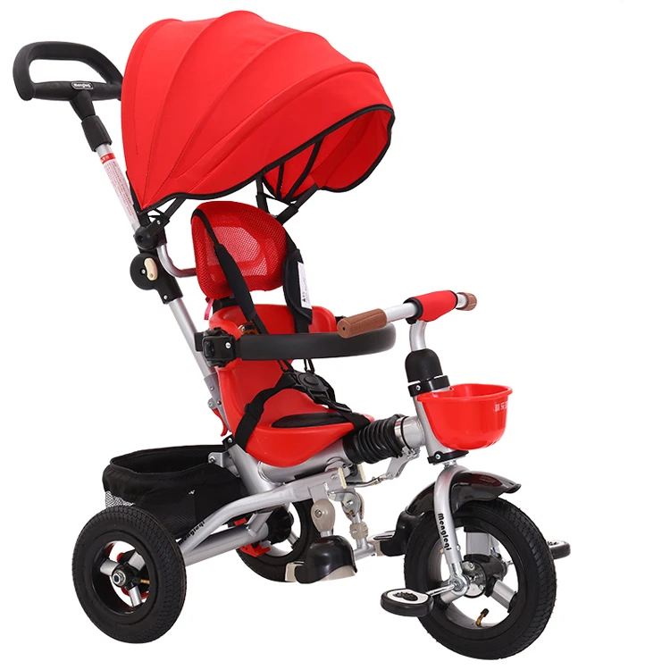 2023 cheap price small toddler cycle with canopy / four in one kids tricycle / baby tricycle children bicycle with high quality