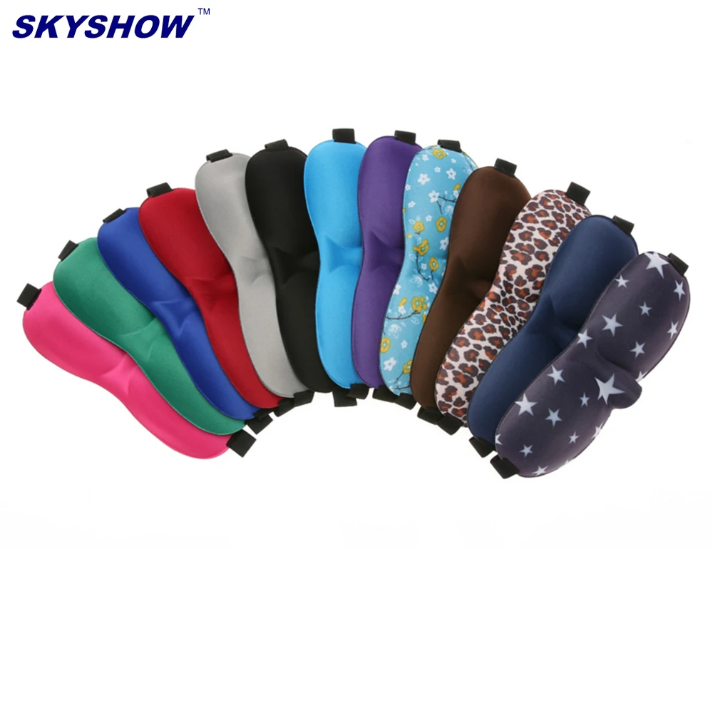 Breathable Custom Night Sleeping Eye Mask With Logo