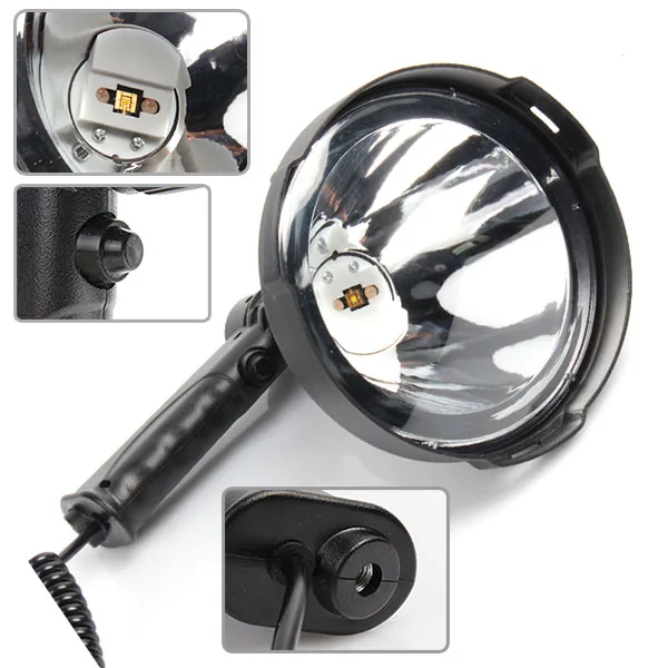 Large reflector 170mm 12V LED Hunting Spotlight 45W led handheld marine searchlight