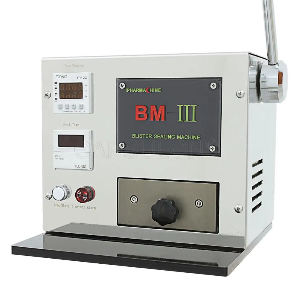 
BM-III Semiautomatic Capsule Pill Blister Strip Packing Machine 