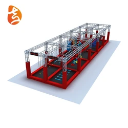 New design american eco-friendly adult obstacle courses games, children american ninja warrior equipment