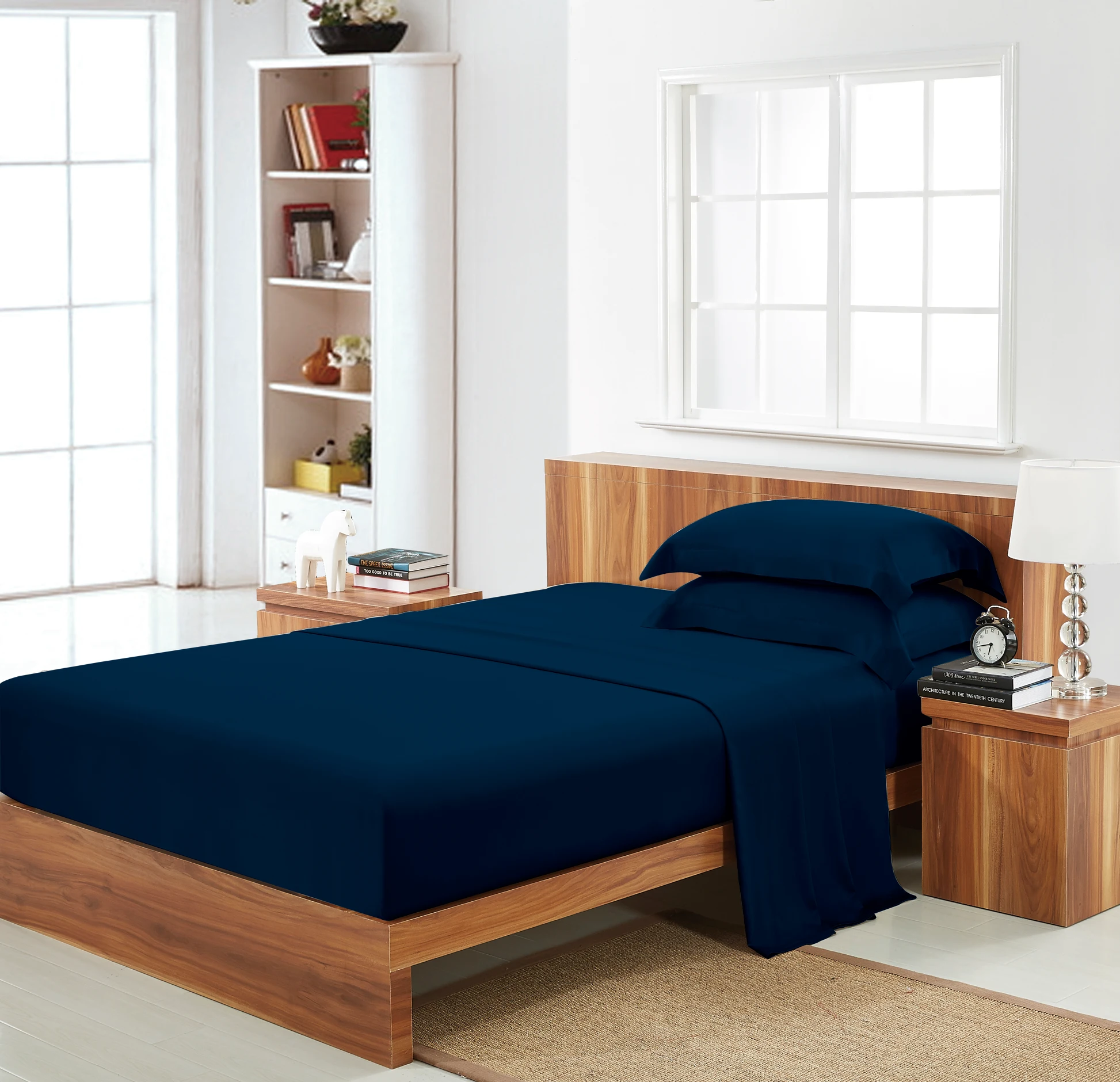 Miraculous Soft Solid Color Naure 100% Bamboo Bedding set sabanas Duvet Cover