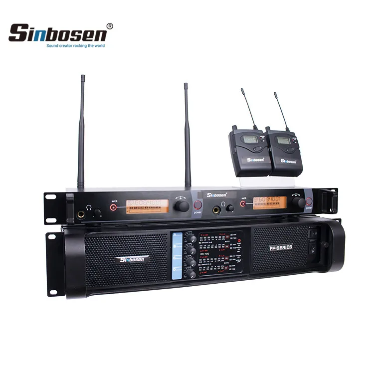 In ear monitor M-2050 wireless microphone system 2000W power amp DS-10Q recommended amplifier power for speakers