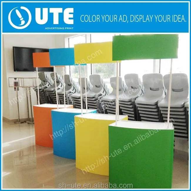 Plastic PVC promotion table,PP promotion counter,ABS promotion desk