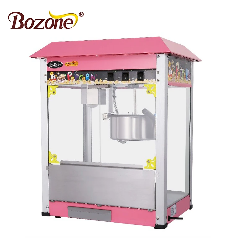 Multi color CE Approved Industrial Gas Snack Equipment Automatic Sweet Cheap Price Commercial Caramel Popcorn Making Machine