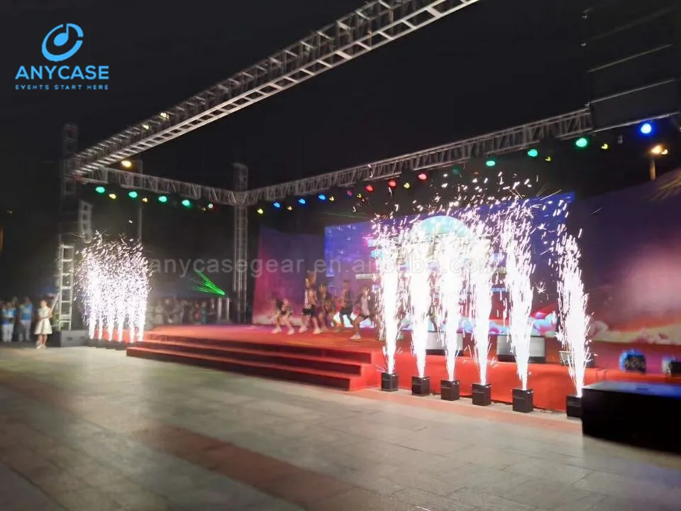 Digital Fireworks Fountain Cold Sparkle Flame Stage Effect Machine