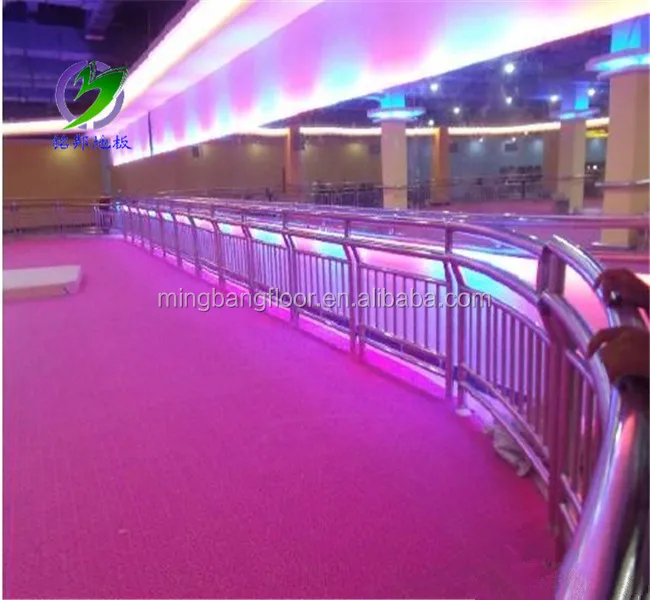 Modular Tiles Outdoor PP Interlocking Sports Floor for roller skating