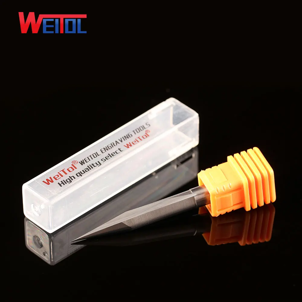 6mm CNC double flute straight engraving bits for MDF