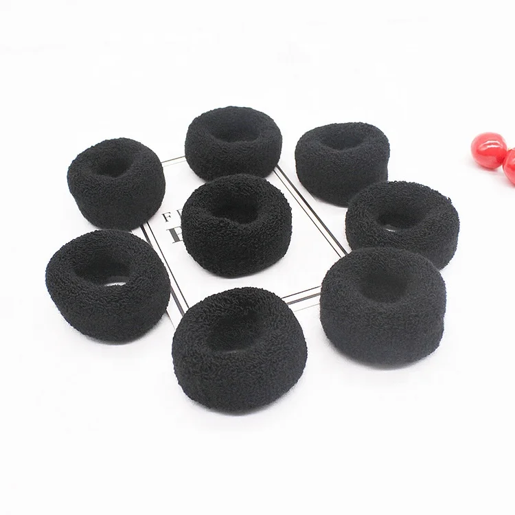 wholesale fashion broad hot sale soft thick hair ties cotton hair tie
