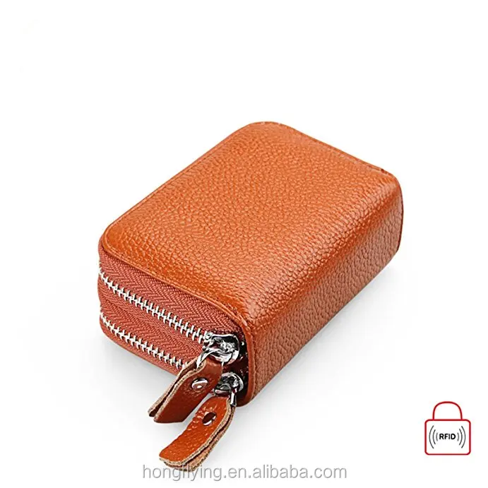 
RFID Blocking Leather Wallets Credit Card Safe ID Holder /Case/Protector, Multifunctional Card Holder Safe Travel Wallets for wo 