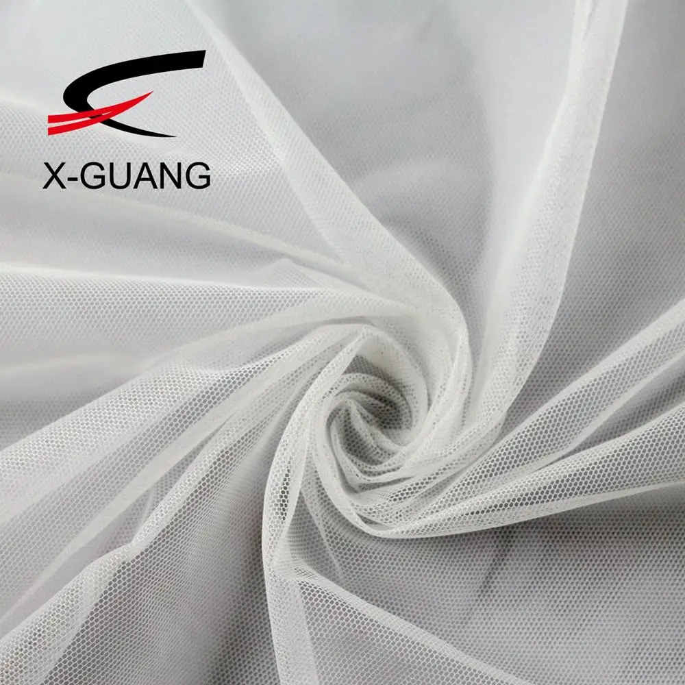China Supplier Functional Tulle For Mosquito Net 100% Polyester Mesh Fabric