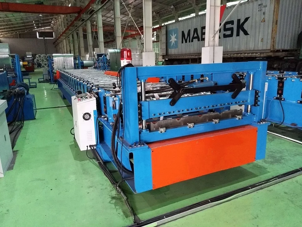 trapezoidal metal roof sheet making machine made in china