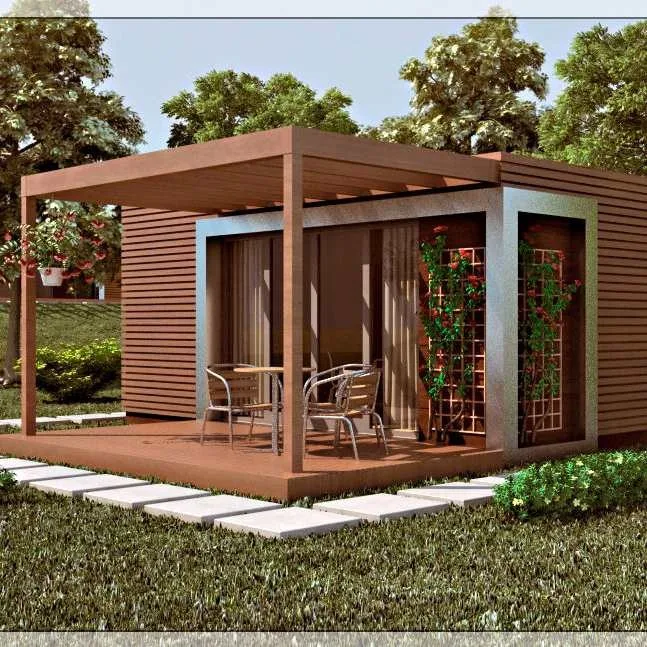 
Wood Plastic Composite Decorative WPC Wall Panel For Garden Building 