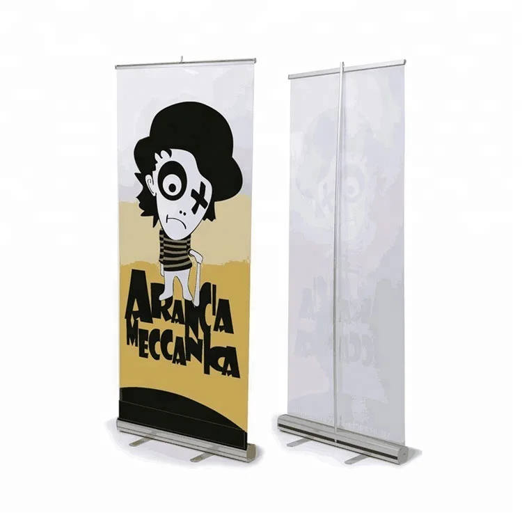 Tarpaulin Heavy Duty Moving Roll Up Banner Stand With Carry Bag