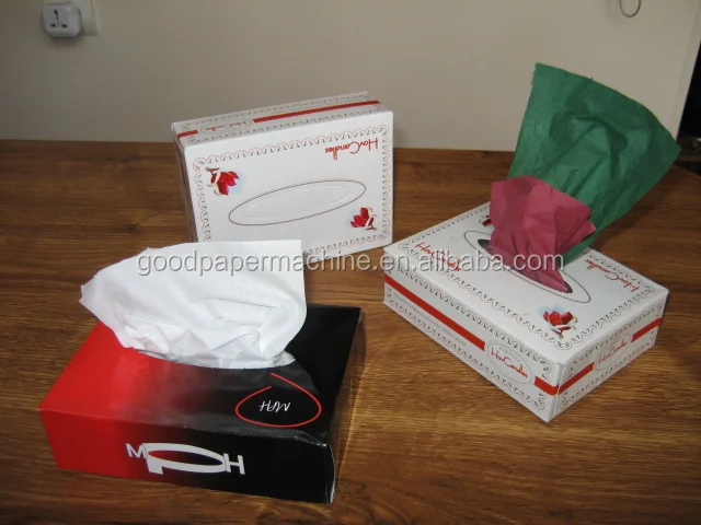 Automatic embossing facial tissue V folded face tissue paper cutting making machine