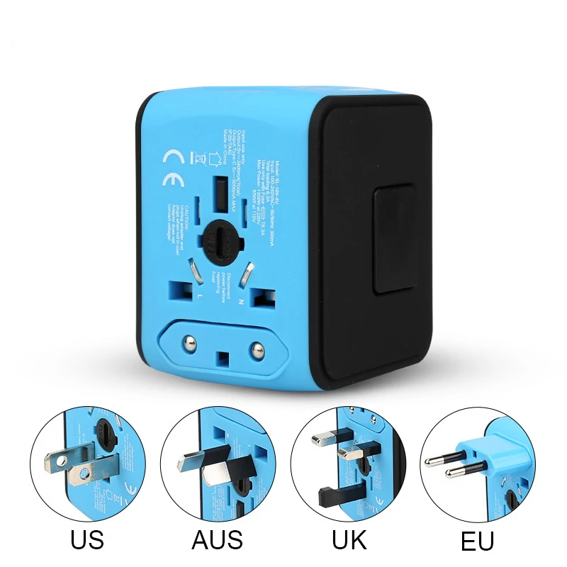 International Travel Adapter With Usb Universal Travel Adapter