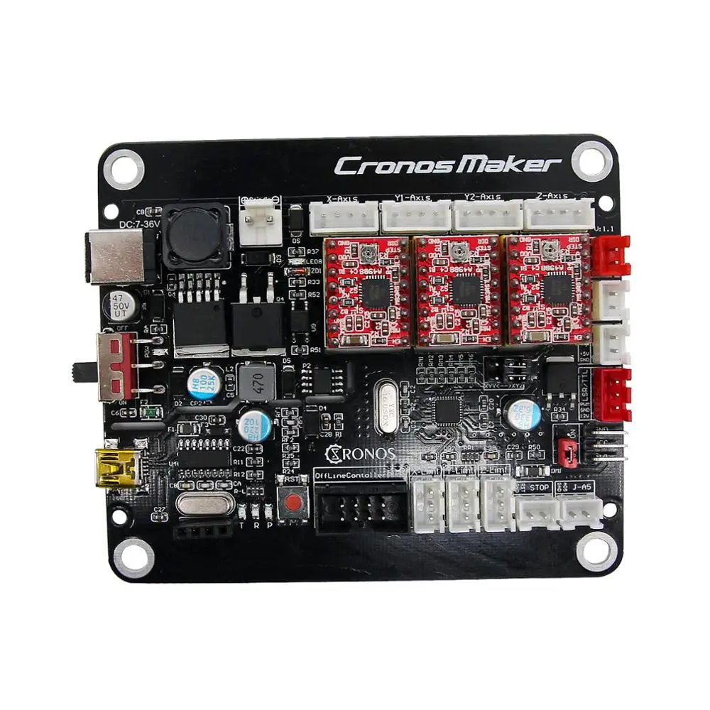  3 с одноосным шаговым двигателем драйвера USB лазерная гравировальная машина GRBL контроллер доска <span style=