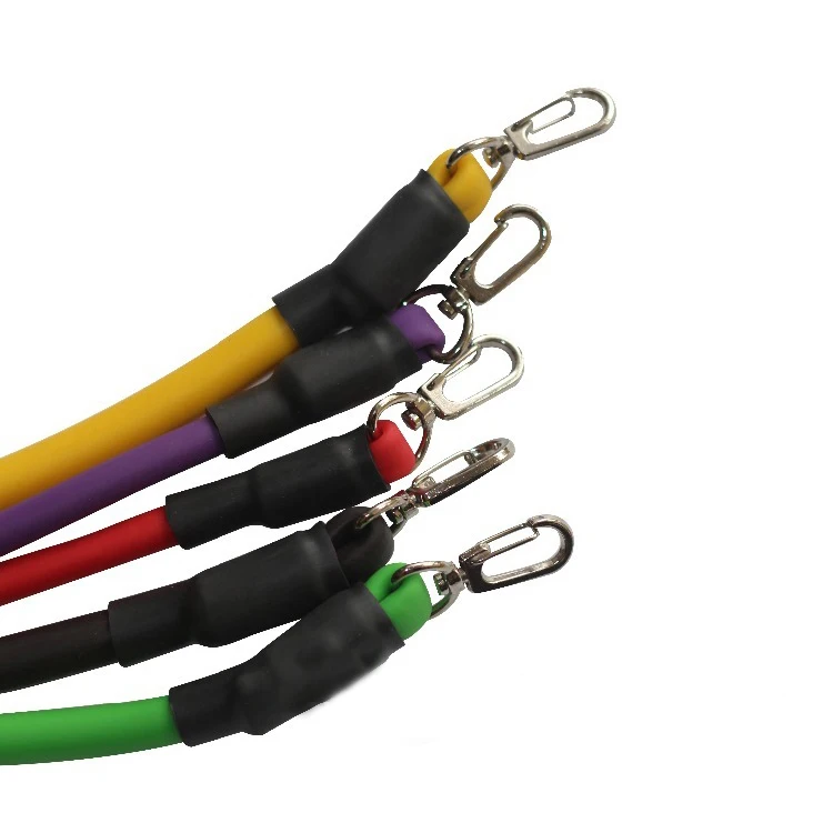 Newest wholesale promotion yoga accessories Latex Rope Fitness Exercise Chest Expand Wall Pulley Equipment