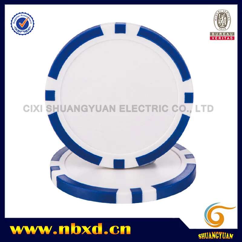 11.5g ABS 8-Stripe Blank Poker Chip For Custom Printing Golf Ball Markers Custom Logo Golf Poker Chips