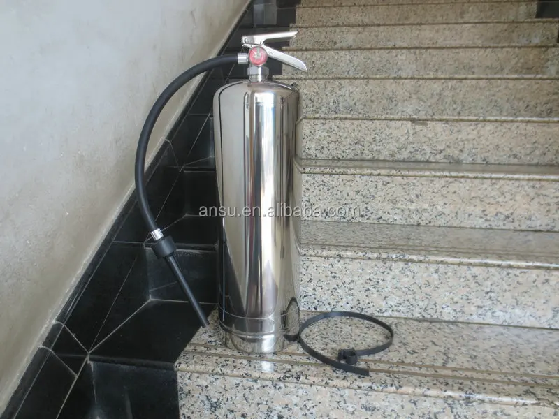 Stainless Steel SUS304 foam water type fire extinguisher 6L 9L 12L Portable SS 304 fire extinguisher