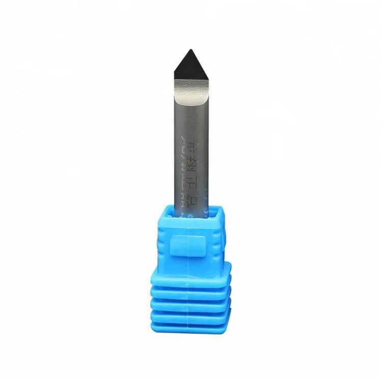 HSS Router End Mill Diamond Engraving Bit PCD Tools Stone Router Cutting Bit Hard Granite CNC Cutter For Marble