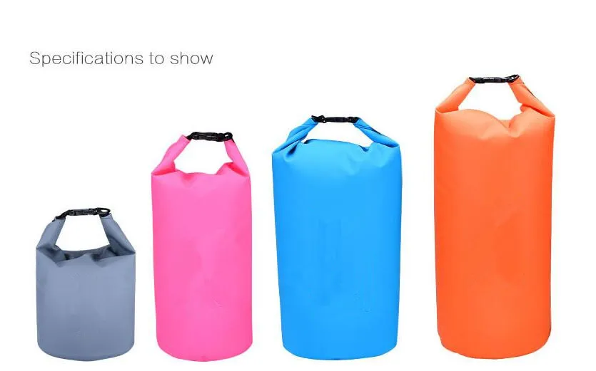 Woqi Hot Popular  Waterproof / Dry Compression Sack / 5L/10L/20L/30L Swimming, Camping, Hiking, Beach, Fishing Dry Bag