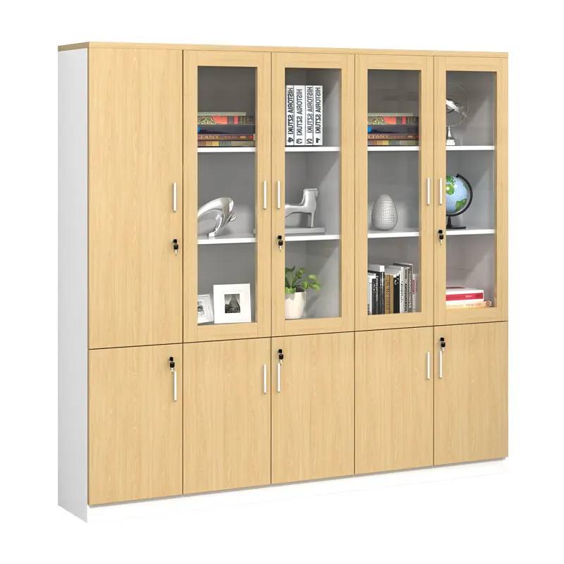 Modern Office Furniture Wooden Exhibition Cabinet Large Document Cabinet for Office