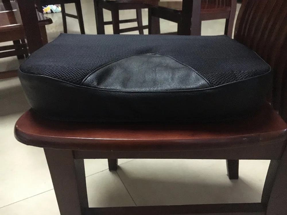 
High density memory triangle shape foam 3D mesh seat cushion 