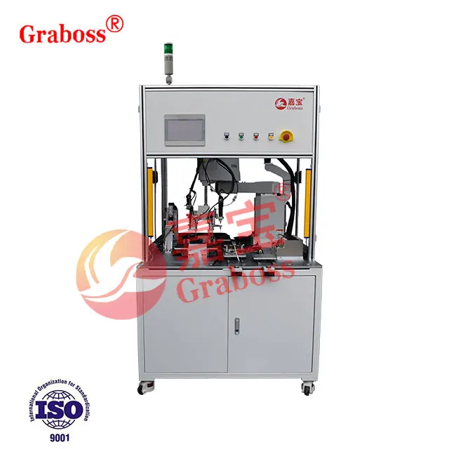 Vertical blow type back-to-back screw tightening machine