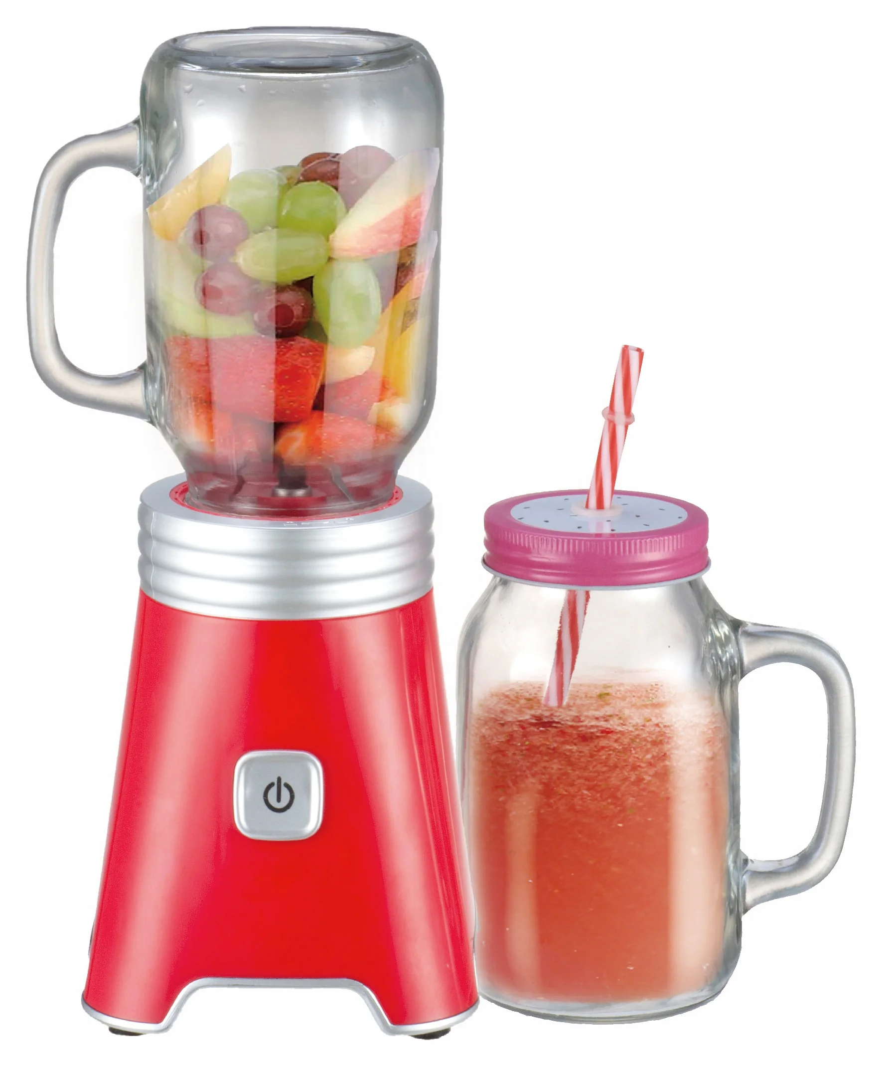 Food Fruit Mixing Electric Mini 2 in 1 with Grinder Electric Blender