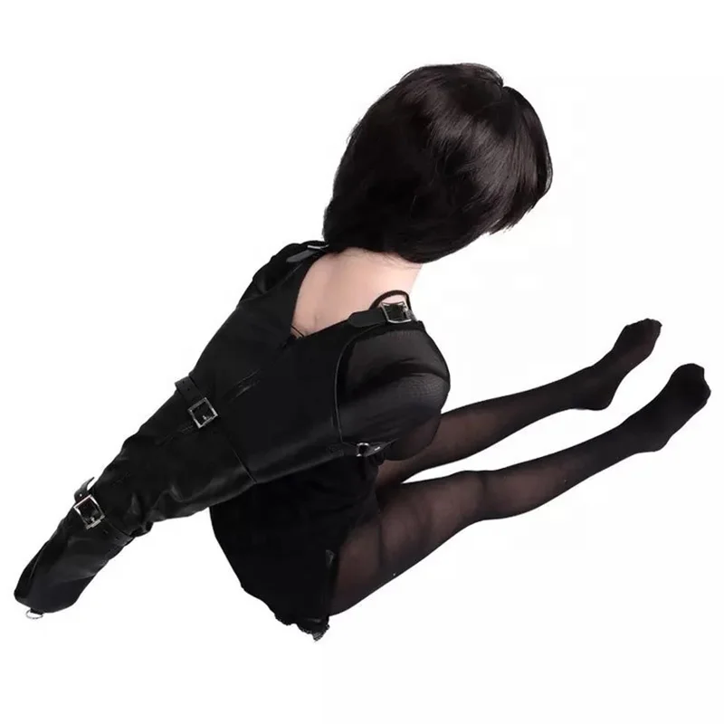 Adult Lover Game Play SM Ties Her Belt, Shackles, Leather Sex Toys for Couple Adult Arm Long Sleeve Bondage Restraints