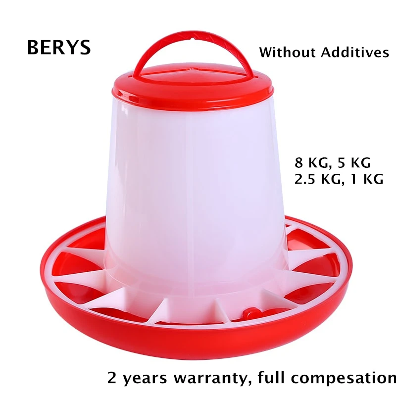 Poultry plastic chicken feeder and drinker chicken water feeder