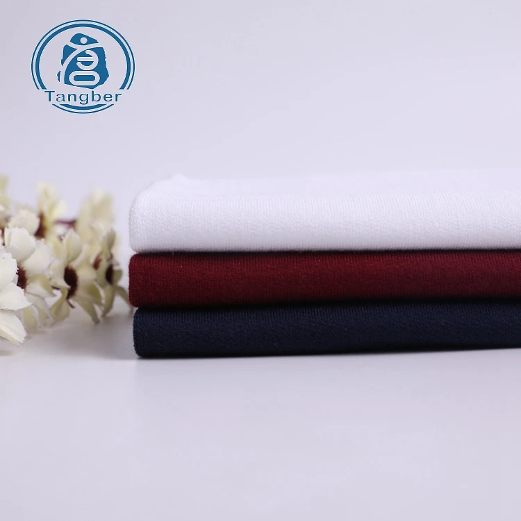 Wholesale cheap price OE yarn rayon spandex jersey knitted fabric for shirts