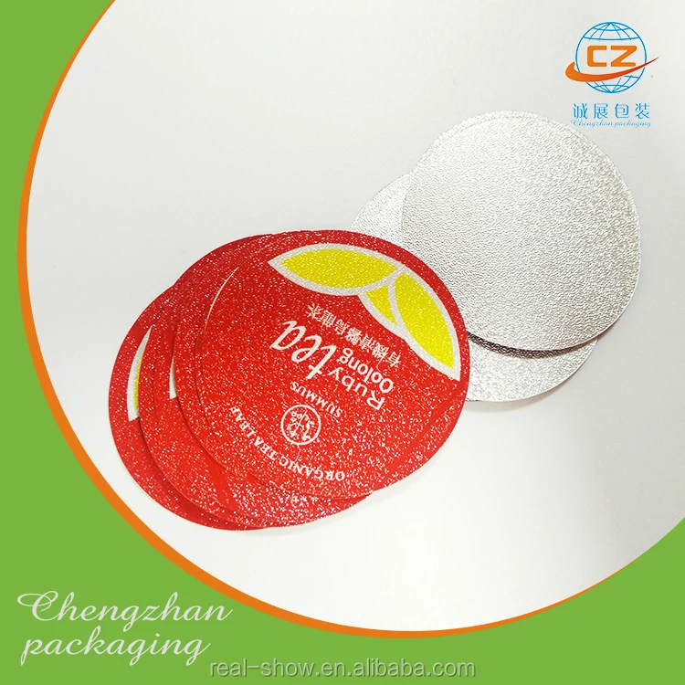Customized bubble tea plastic cup sealing film