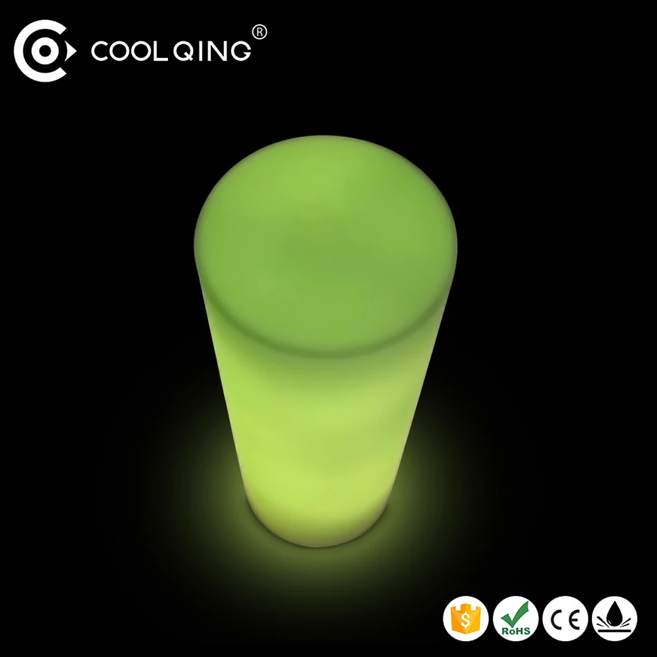 Outdoor Wedding Decoration Roman Pillar Plastic Illuminated Led Decorative Pillars with Remote Control