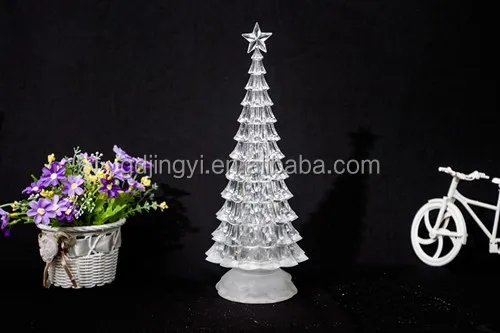 King Need Wholesale Acrylic Crystal LED Tower Christmas Tree with Try Me