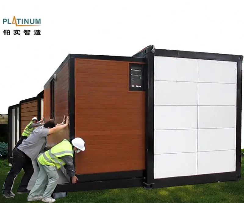 20ft Expandable Customized Prefabricated Living Container House Steel Prefab House