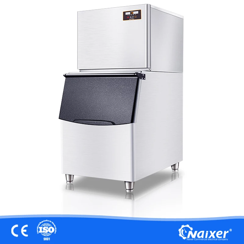 Water Business Crystal Big Portable Restaurant Ice Machine For Juice