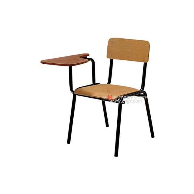 Modern School Furniture Student Study Chair with Writing Pad