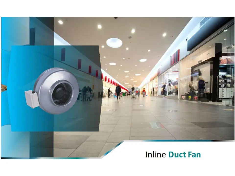 
Overheat Protection Motor DPT C model Multiple size Galvanized Circular Metal blower/ inline Duct Fan 