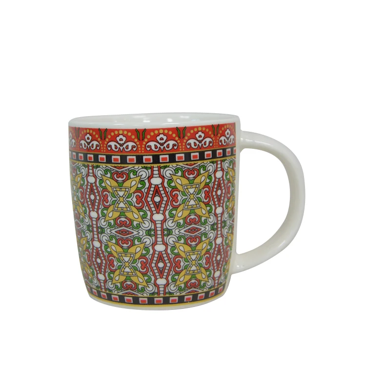 Ceramic cup designs beautiful coffee mug porcelain ceramic merry christmas mug
