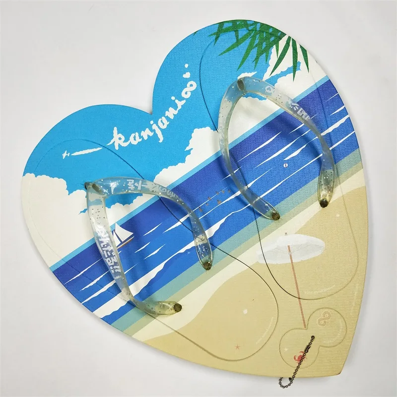 
2018 Beach Style Advertising Gift Promotional EVA Board Flip Flops Slippers 