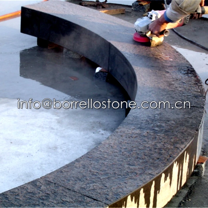 Fengzhen Black Cut-to-size Granite Tactile Paving (Ribbed)