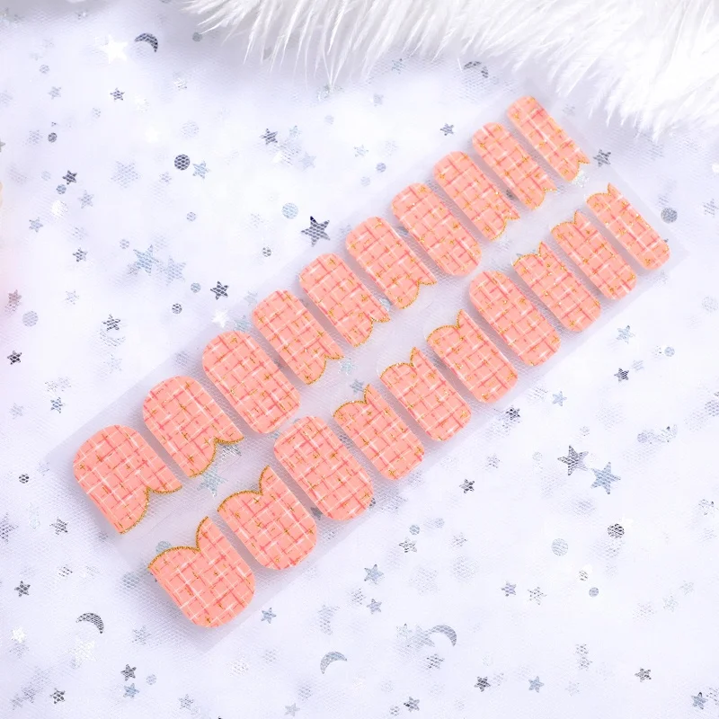 custom nail polish strips nail foil wraps 2024