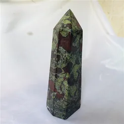 wholesale natural blood dragon stone  crystal quartz point obelisk Quartz Crystal Points