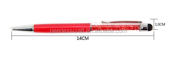 Cheap Metal Crystal Stylus Pen