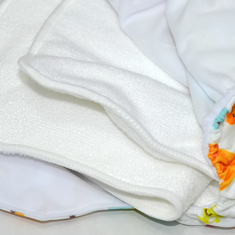 China wholesale reusable printed baby cloth diapers,plastic snap Washable baby diaper nappy